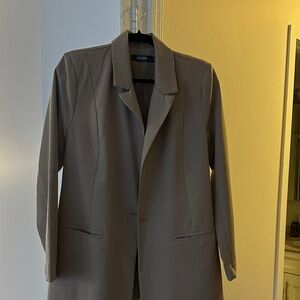 Oversized Chic Tan Blazer